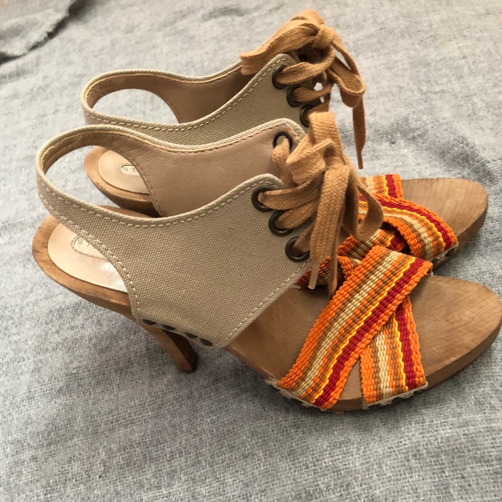 Stella McCartney wooden sandals